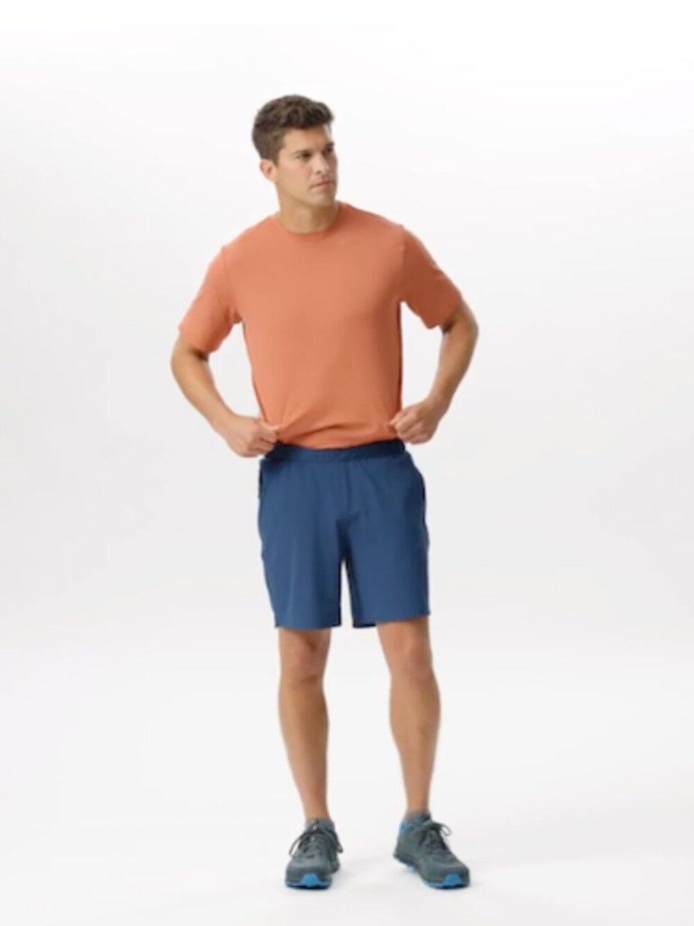 REI Co-op Active Pursuits Men's Shorts 7" Inseam Blue Athletic Running Hiking